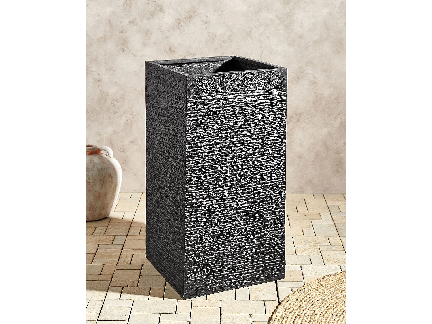 Cache-pot DION 40 cm Noir