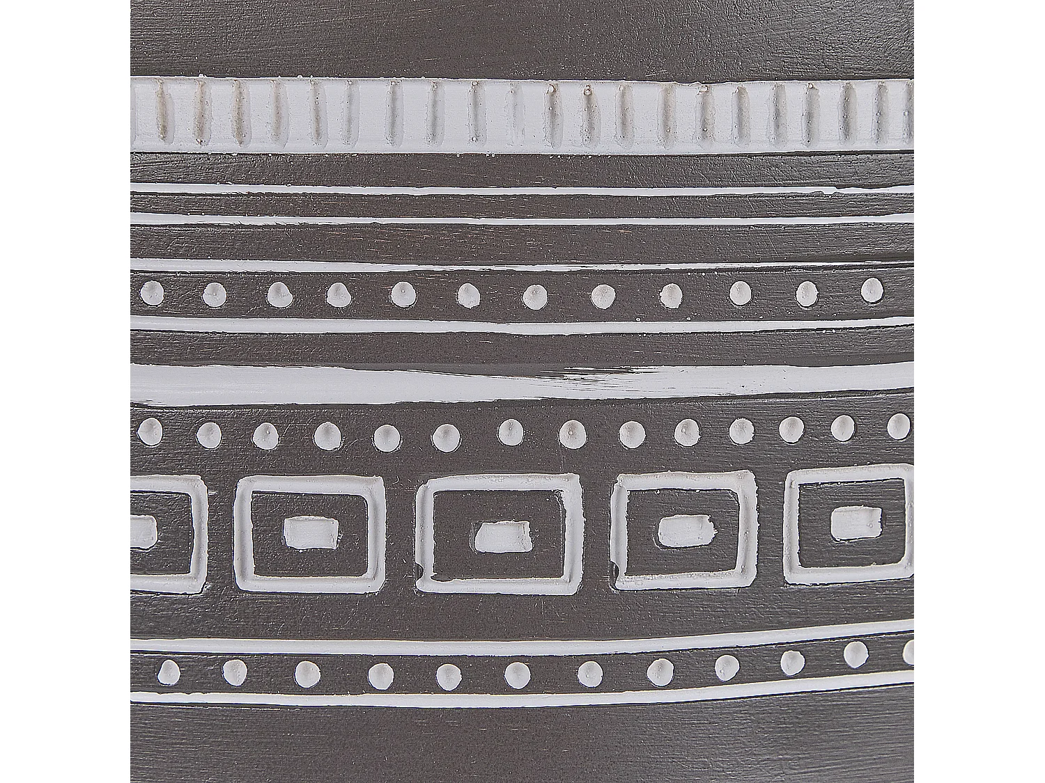 Cache-pot sur pied EVRETI Céramique 39 cm Gris foncé