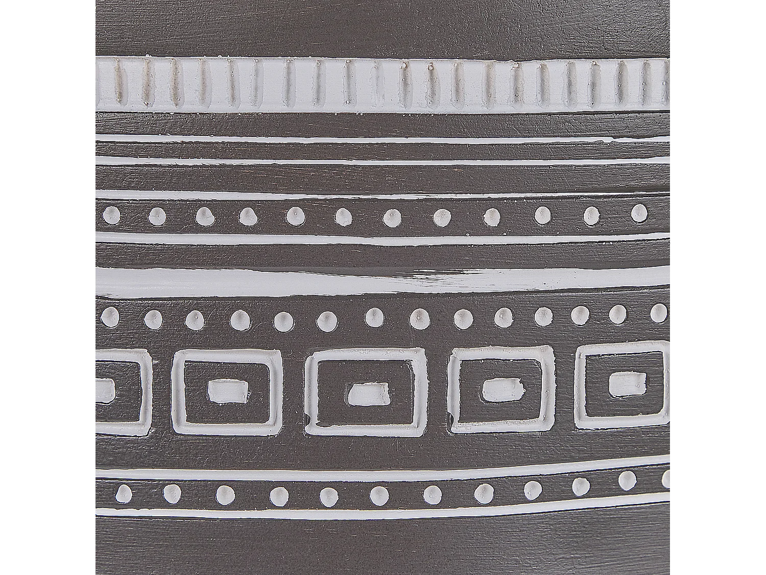 Cache-pot sur pied EVRETI Céramique 39 cm Gris foncé