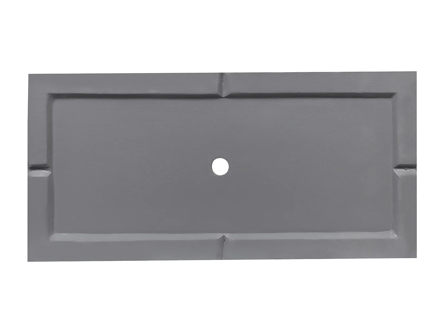Cache-pot MYRA Céramique 60 cm Gris