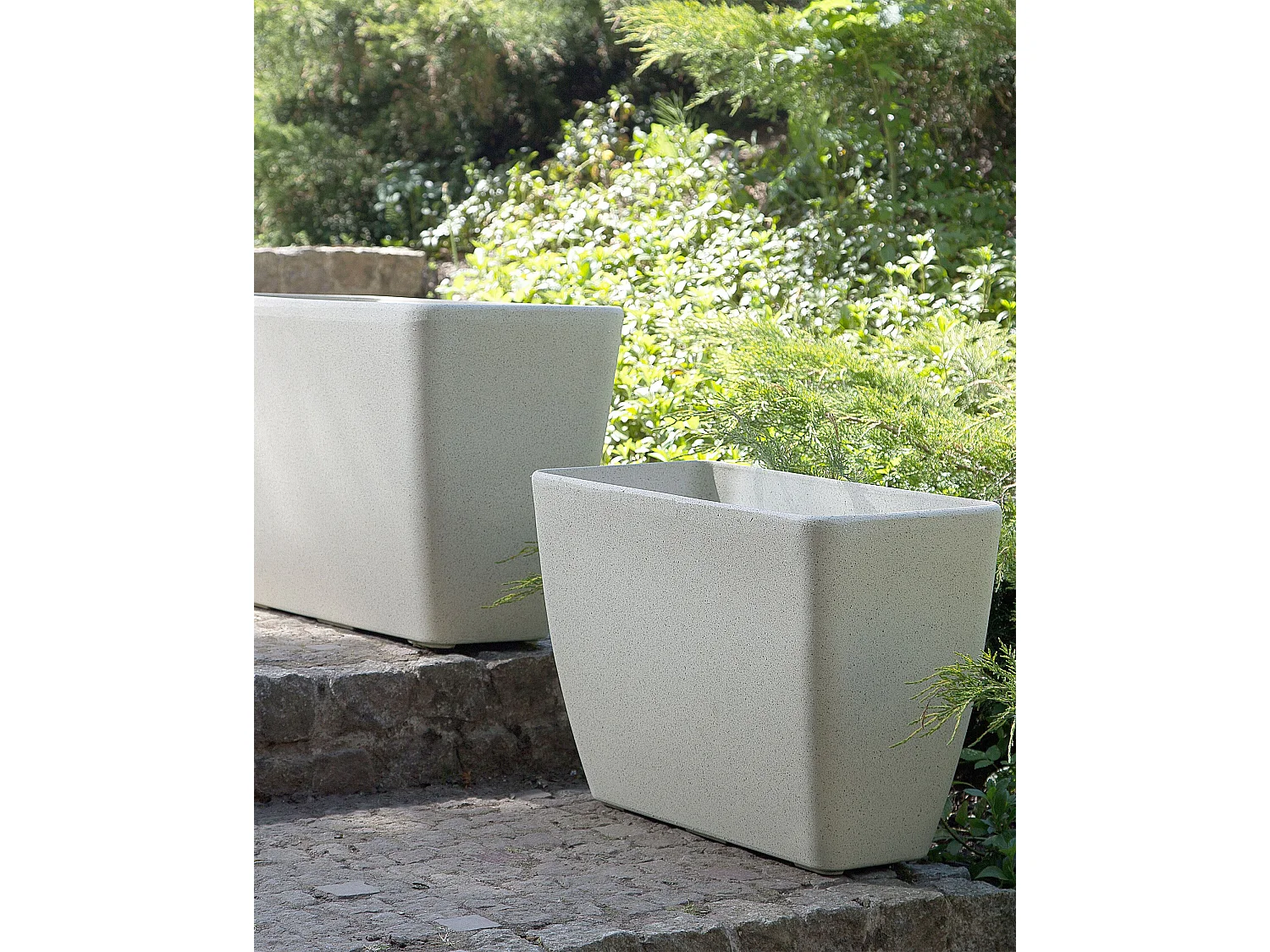 Cache-pot BARIS 74 cm Beige clair