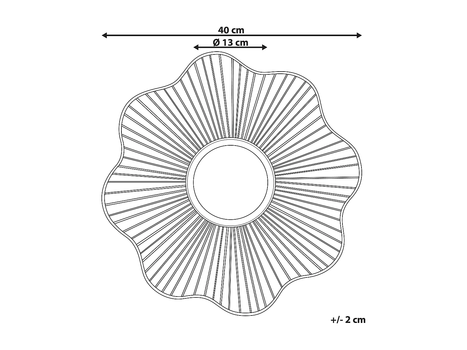 Miroir SENS 40 cm 40 cm Métal Doré