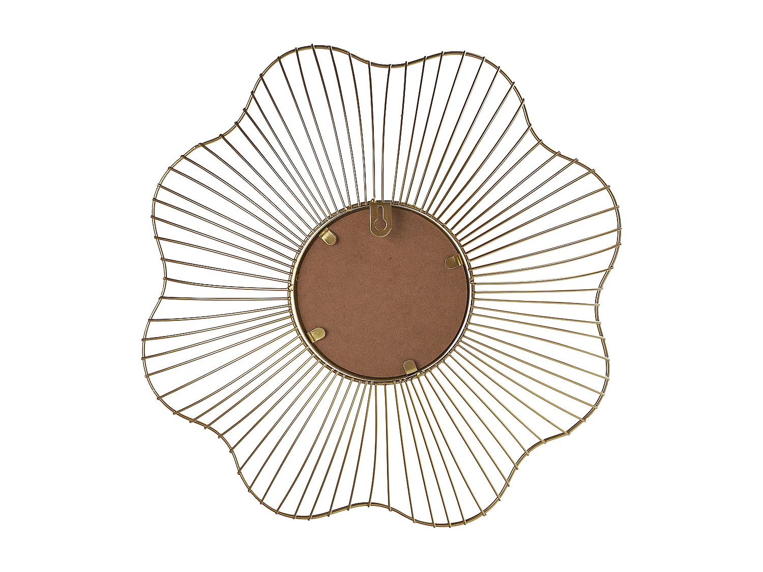 Miroir SENS 40 cm 40 cm Métal Doré