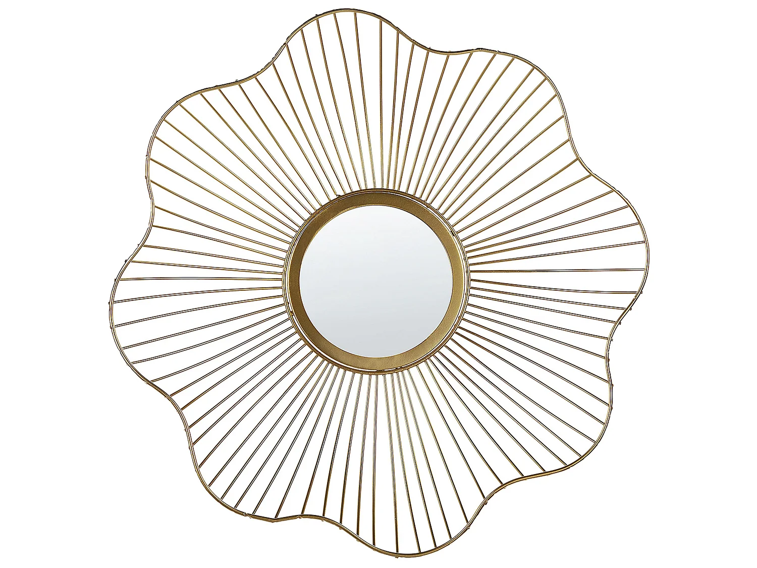 Wandspiegel SENS 40 cm 40 cm Metall Gold