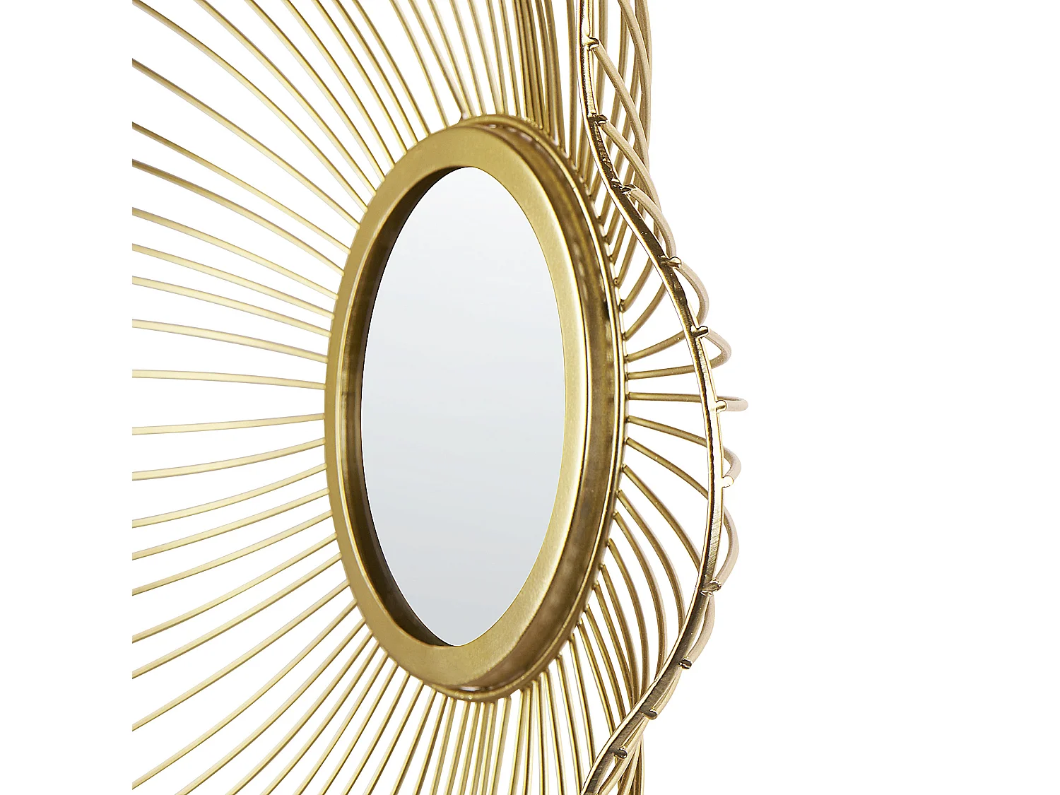 Wandspiegel SENS 40 cm 40 cm Metall Gold