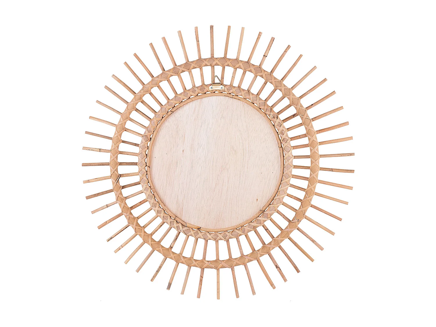 Specchio STENEN 76 cm 76 cm Rattan Beige