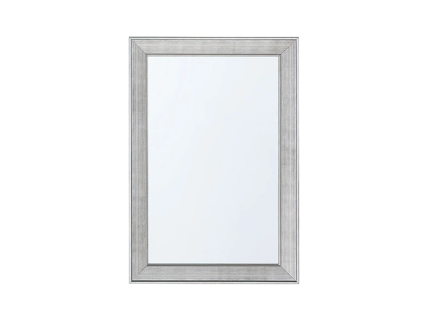 Wandspiegel BUBRY 61 cm 91 cm Silber