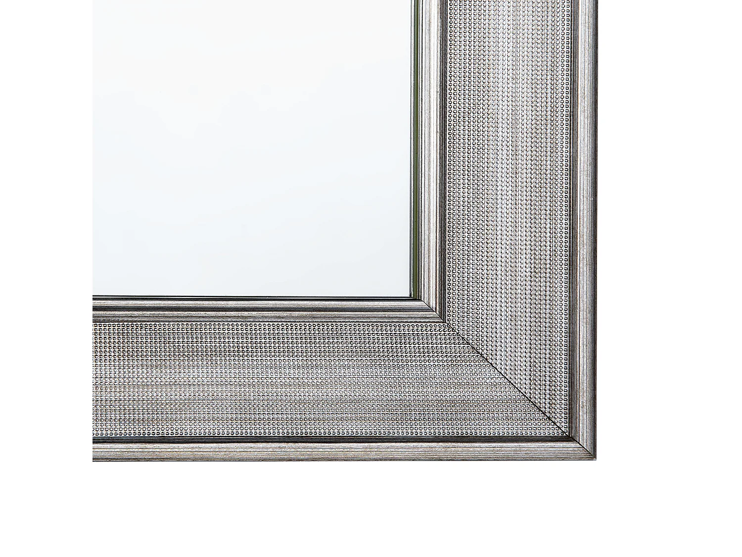 Wandspiegel BUBRY 61 cm 91 cm Zilver