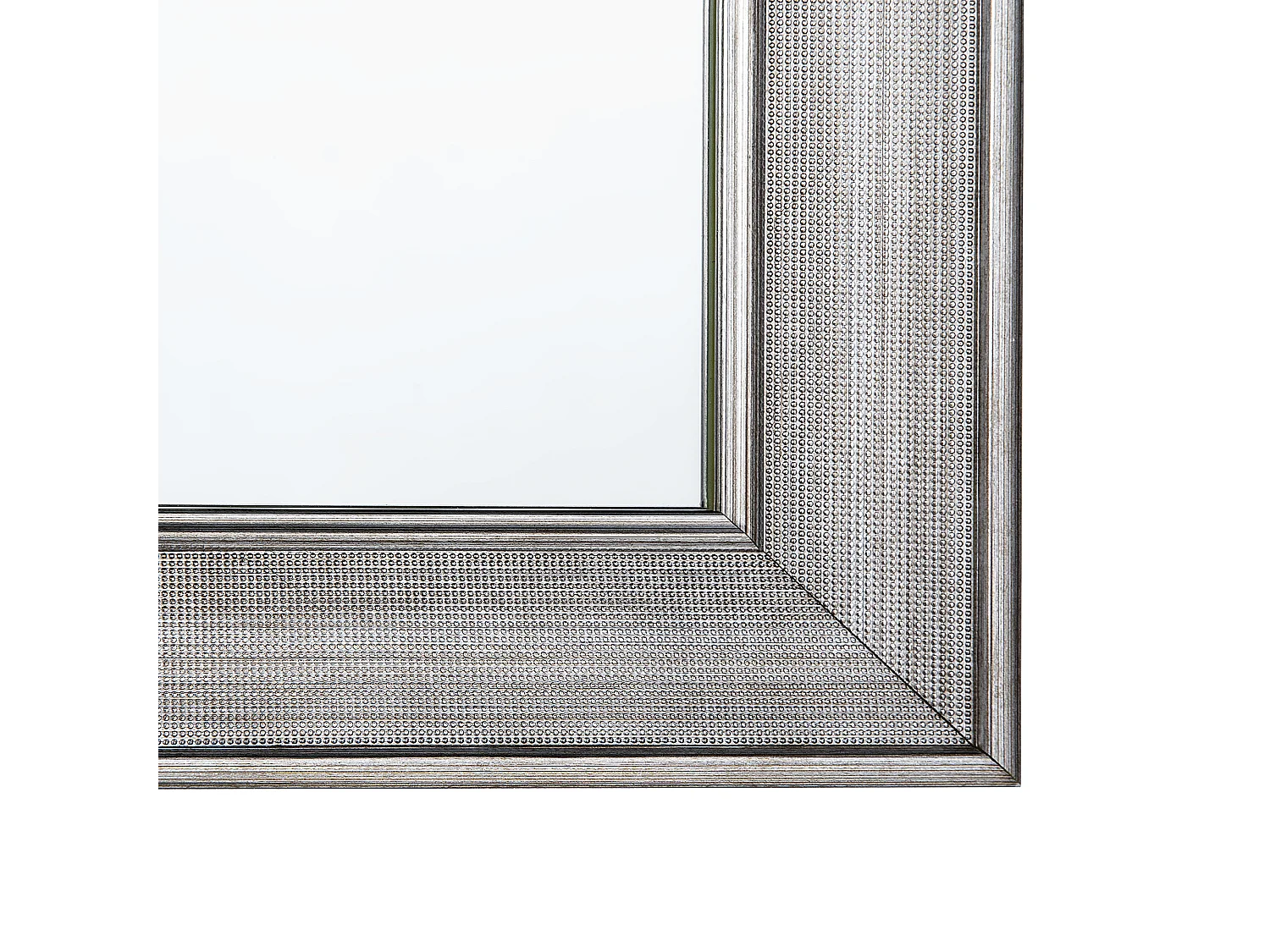 Wandspiegel BUBRY 61 cm 91 cm Zilver