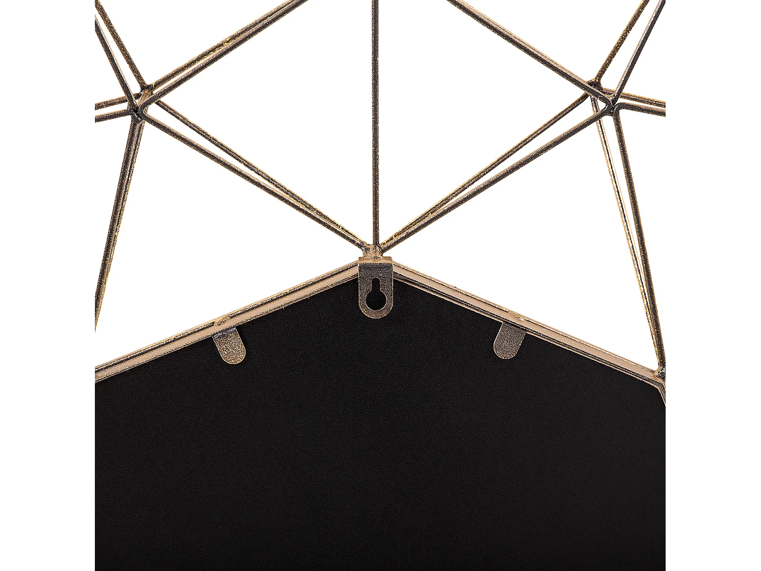 Espelho GAILLAC 80 cm 80 cm Metal Dourado