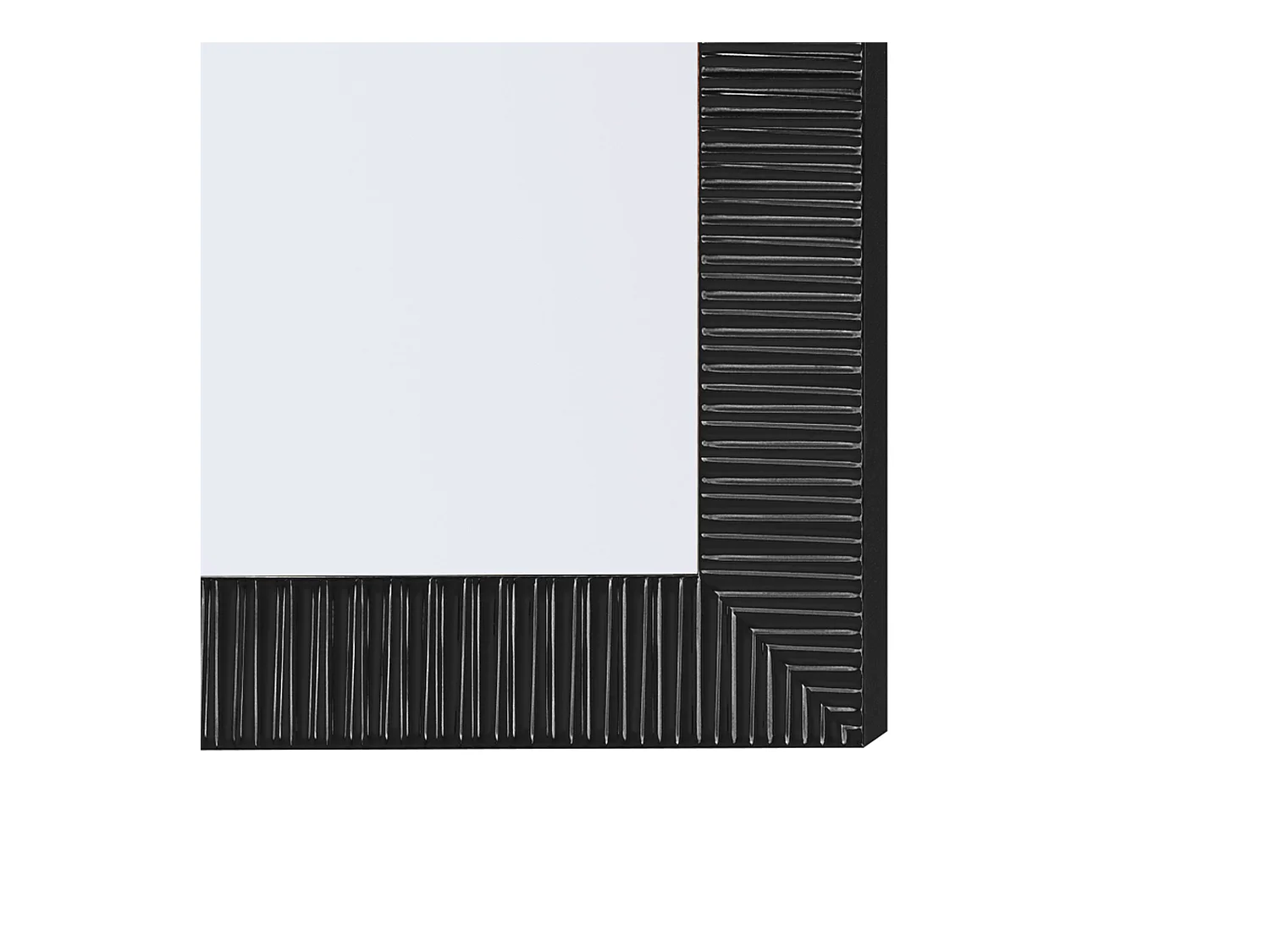 Wandspiegel DRAVEIL 50 cm 130 cm Zwart