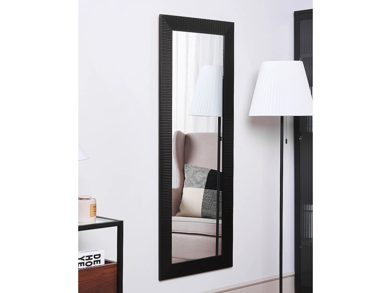 Specchio DRAVEIL 50 cm 130 cm Nero