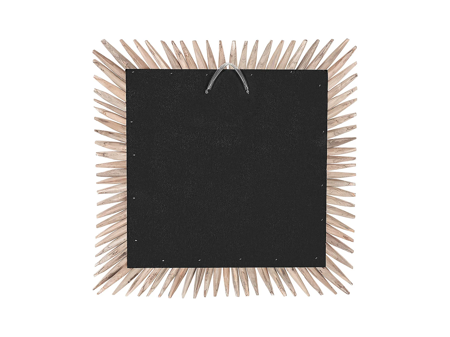 Miroir SASABE 64 cm 64 cm Teck Marron clair