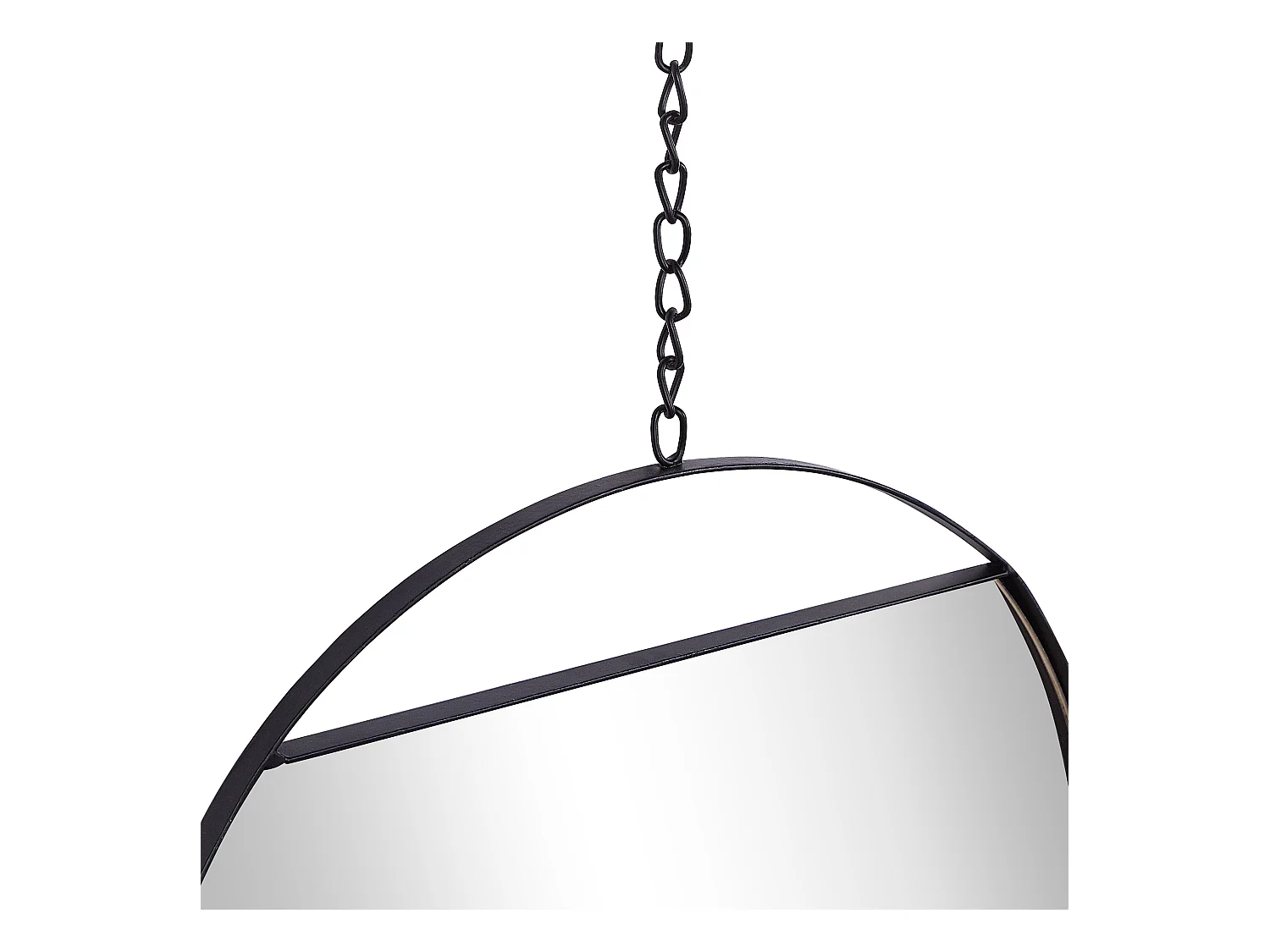 Stilvoller Spiegel 3er St rund Metall ø 24 / 29 / 33 cm schwarz Odos