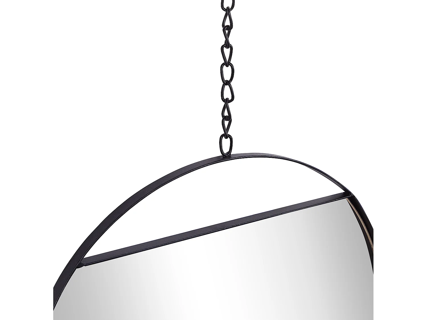 Specchio ODOS 33/29/24 cm 80/75/69 cm Metallo Nero