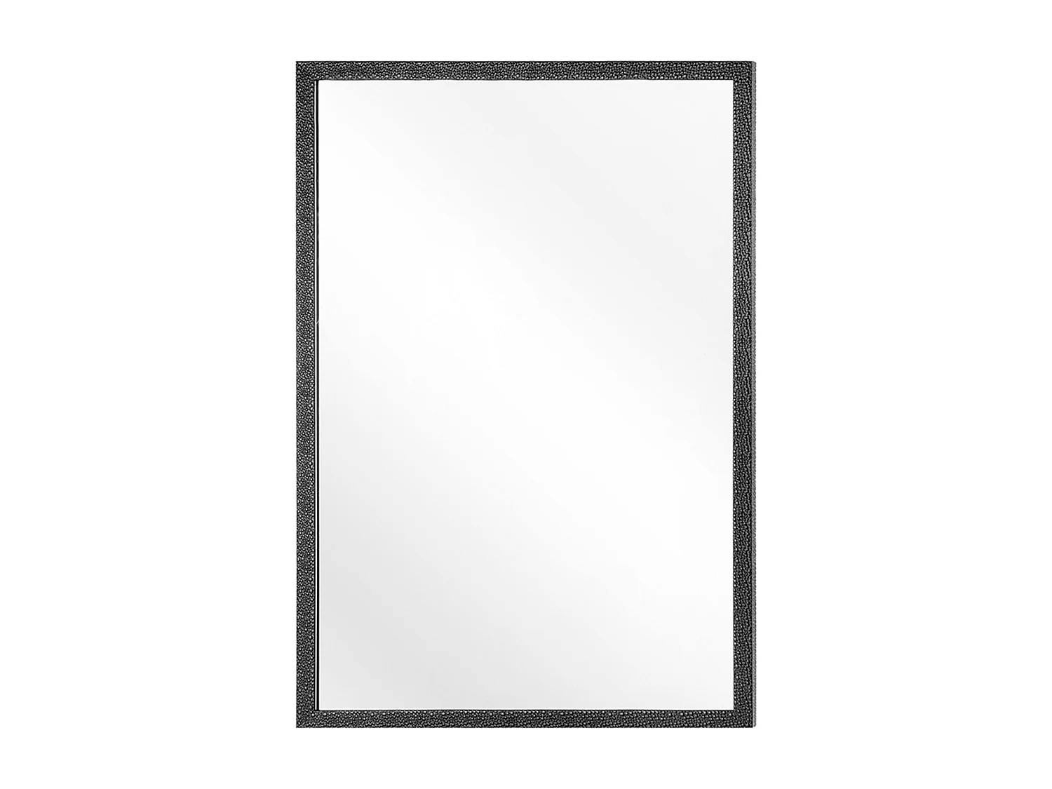 Wandspiegel MORLAIX 60 cm 90 cm Zwart