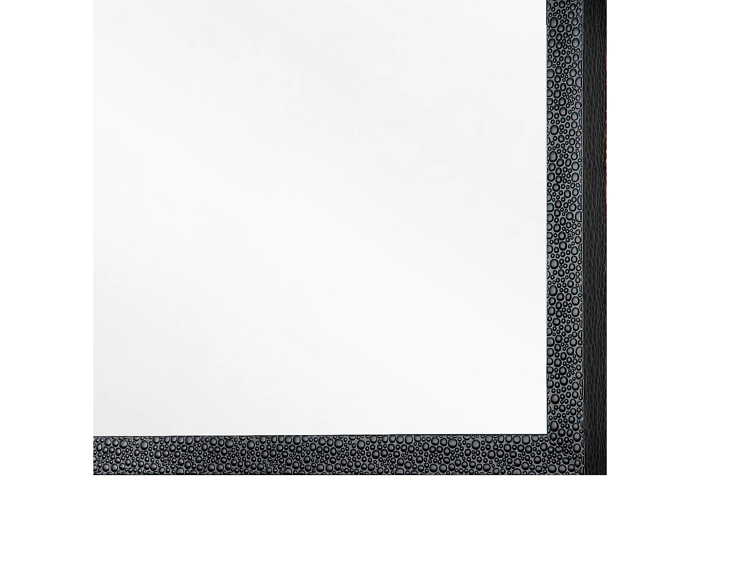 Wandspiegel MORLAIX 60 cm 90 cm Zwart