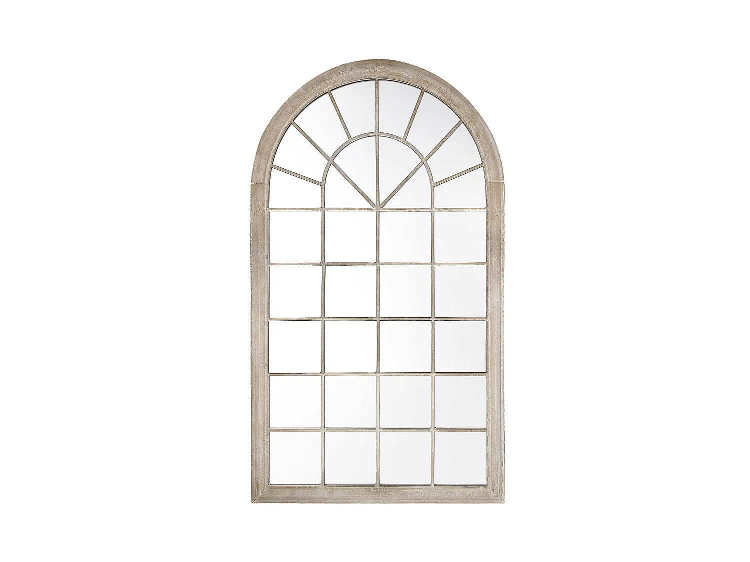 Wandspiegel TREVOL 77 cm 130 cm Metaal Beige