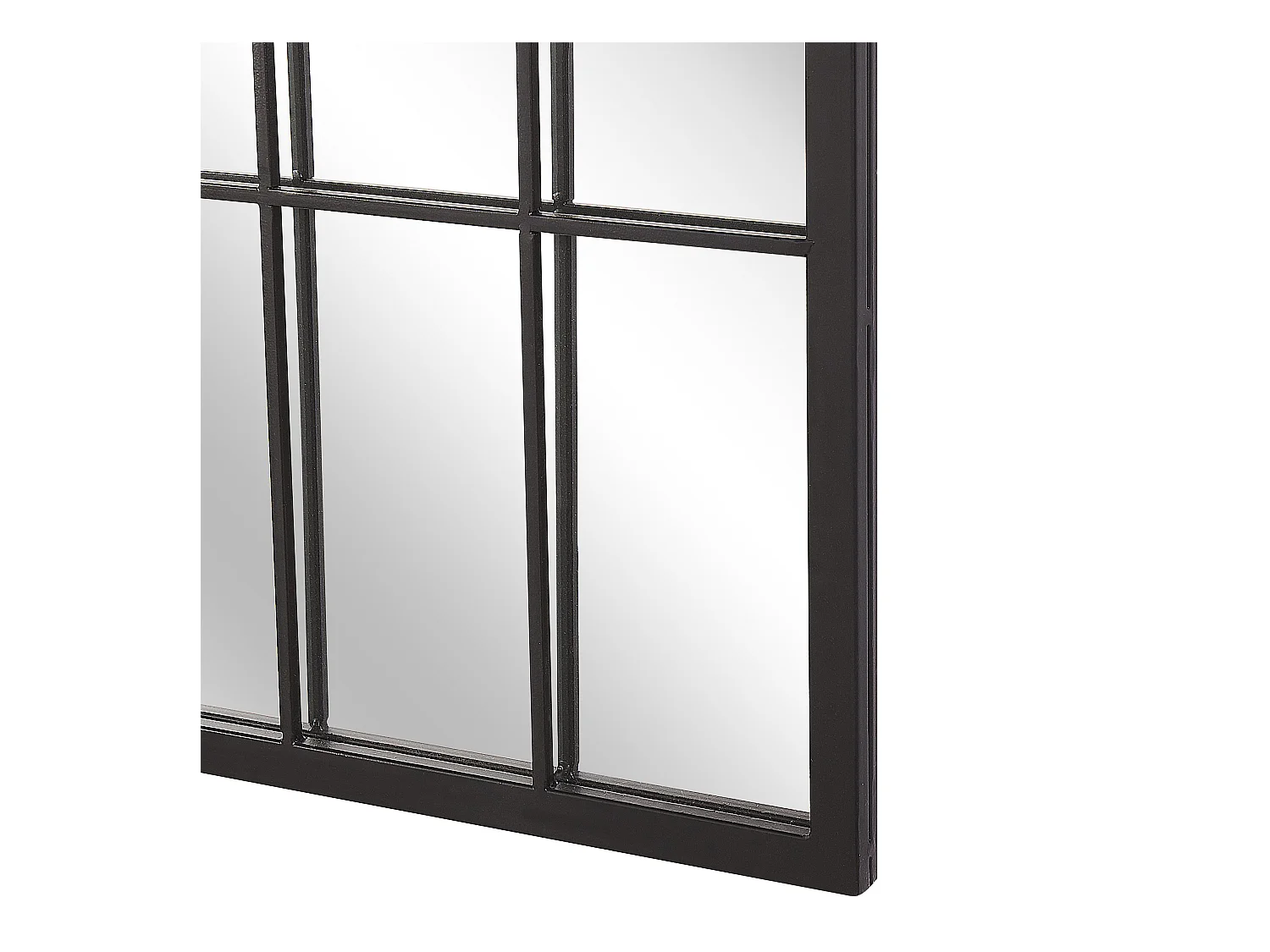 Miroir CASSEL 50 cm 115 cm Métal Noir