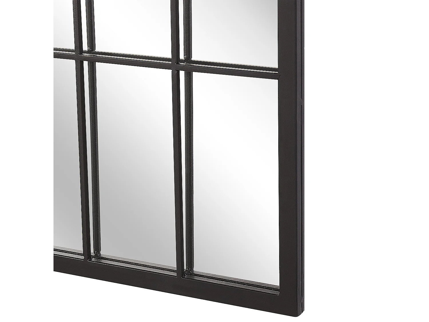 Miroir CASSEL 50 cm 115 cm Métal Noir