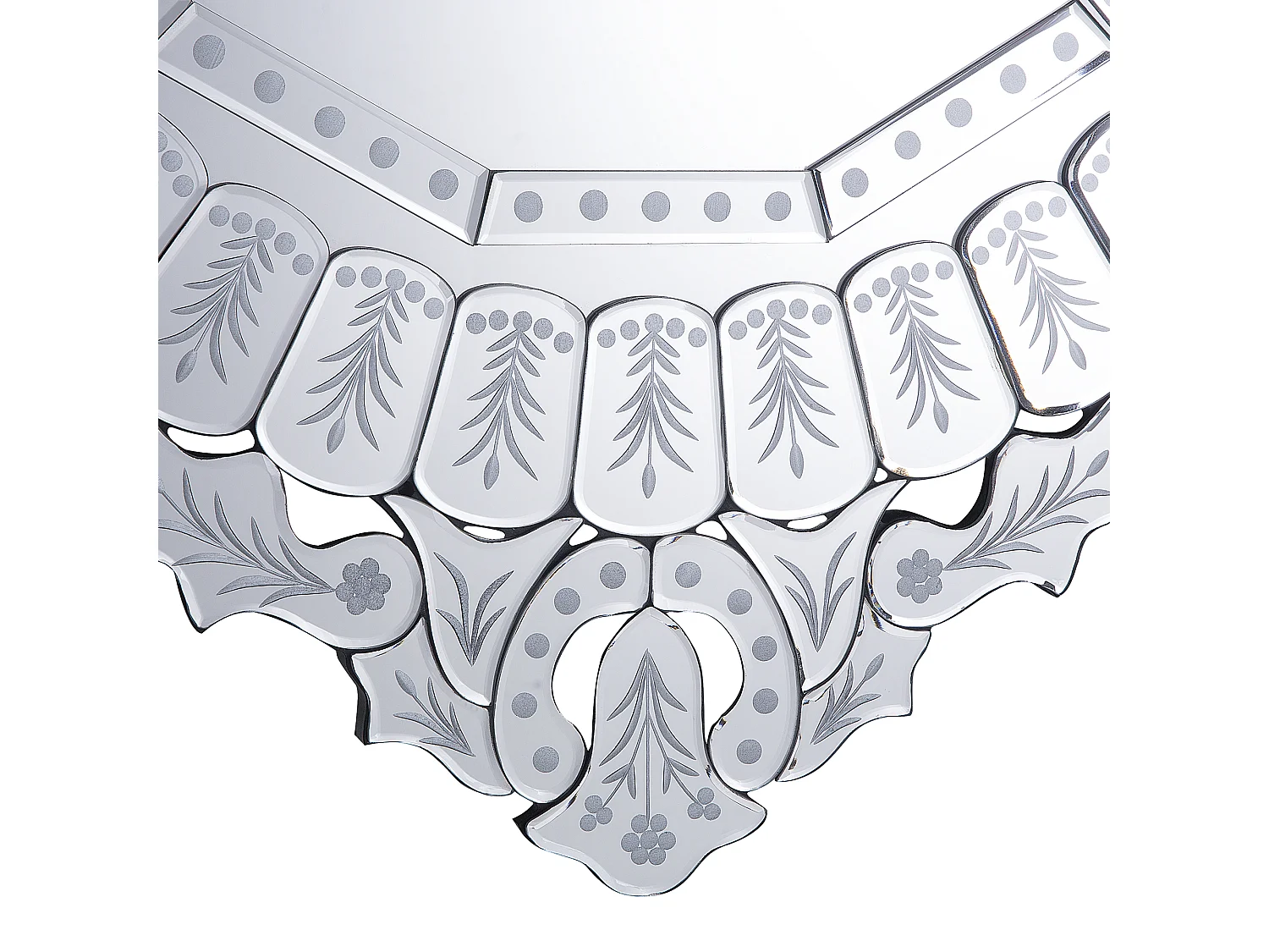 Wandspiegel CRAON 67 cm 100 cm Zilver