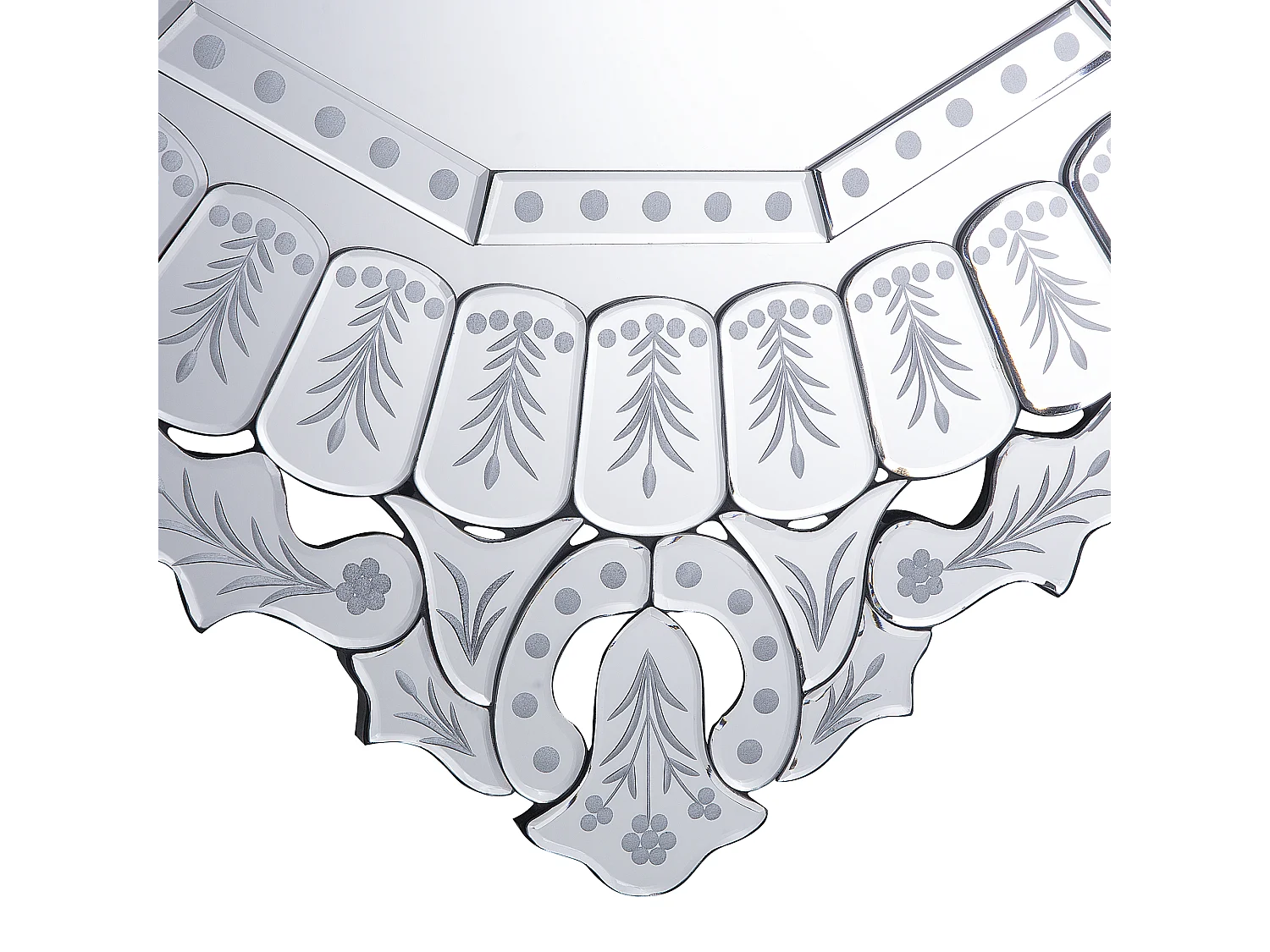 Miroir CRAON 67 cm 100 cm Argenté