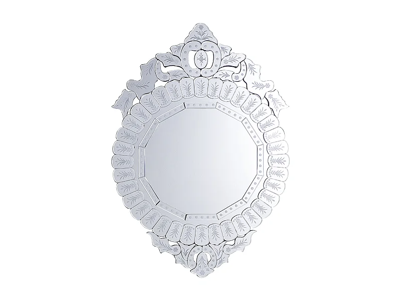 Miroir CRAON 67 cm 100 cm Argenté