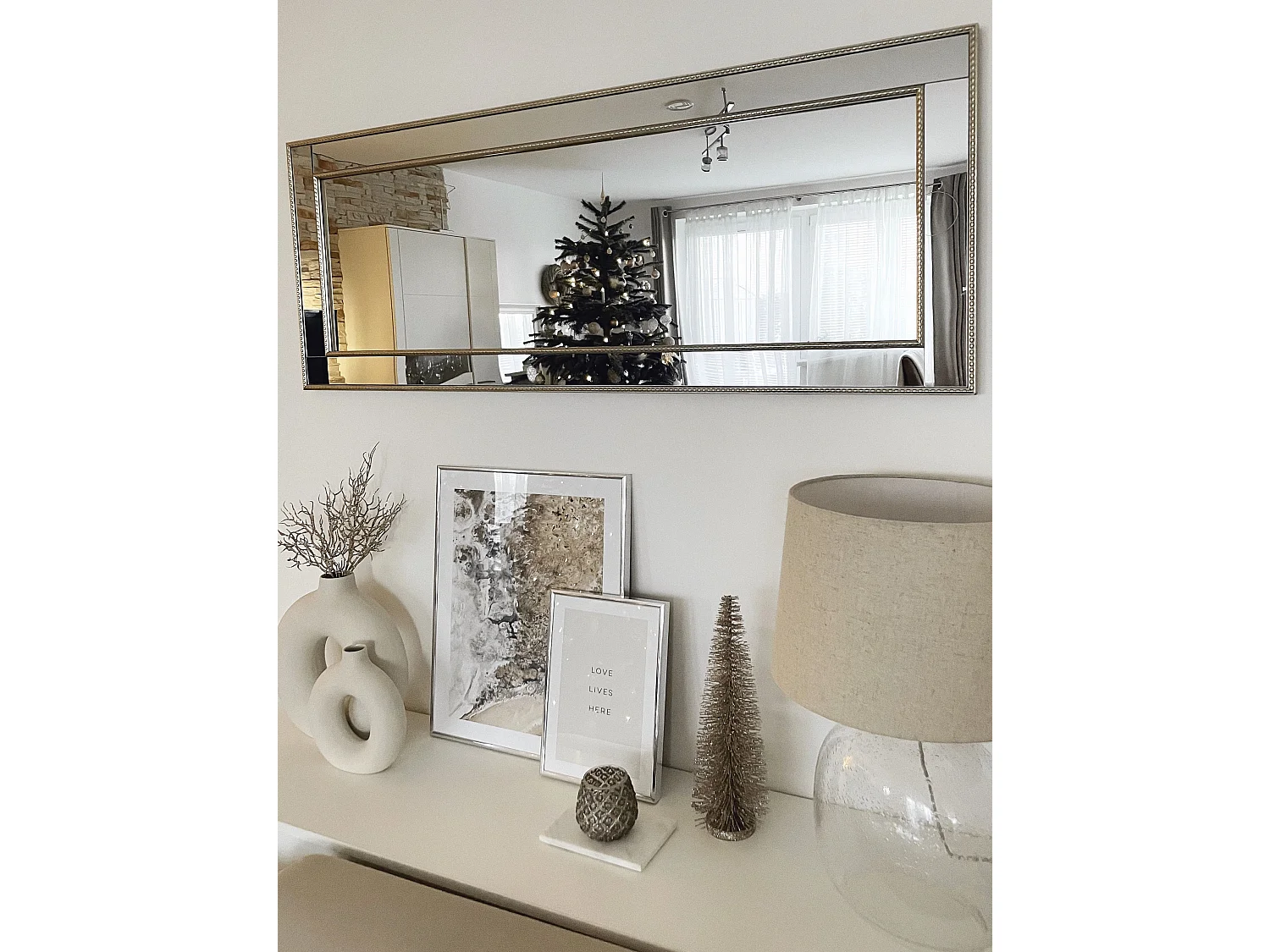 Miroir FENIOUX 50 cm 130 cm Argenté