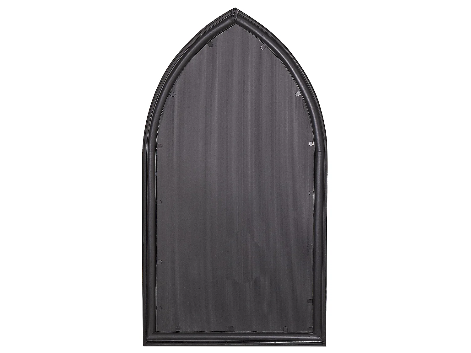 Wandspiegel TRELLY 62 cm 113 cm Metall Schwarz
