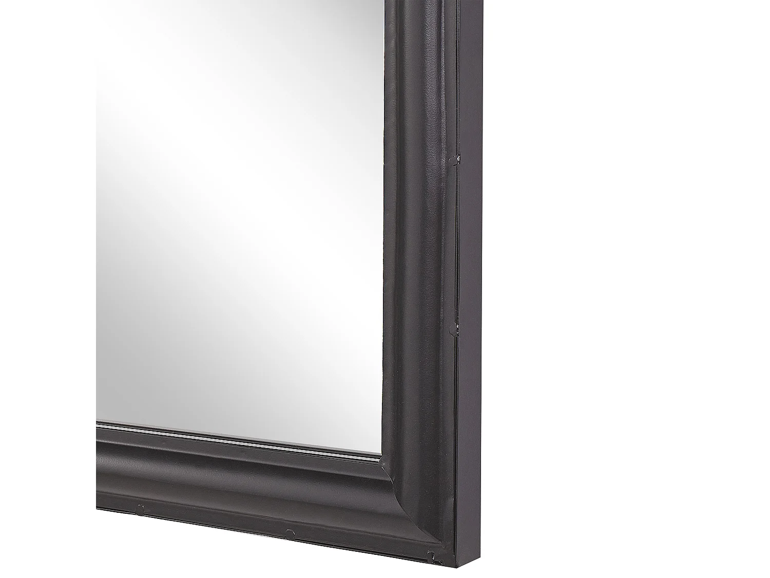 Wandspiegel TRELLY 62 cm 113 cm Metall Schwarz