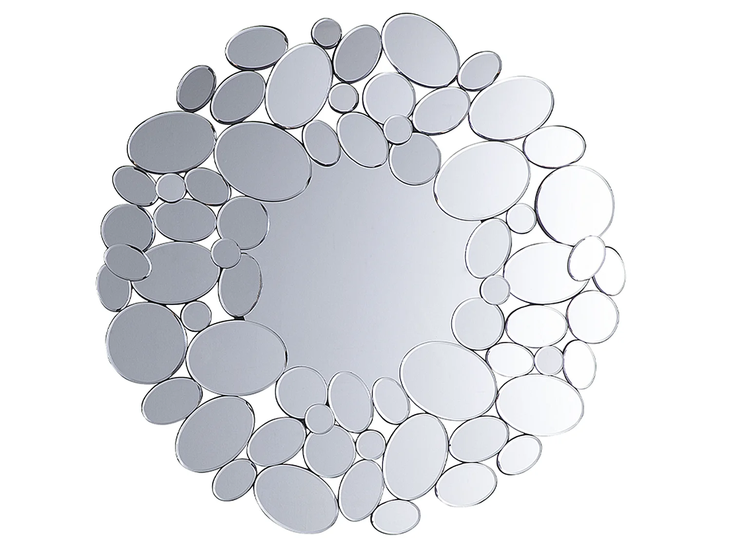 Wandspiegel 70 cm Zilver LIMOGES