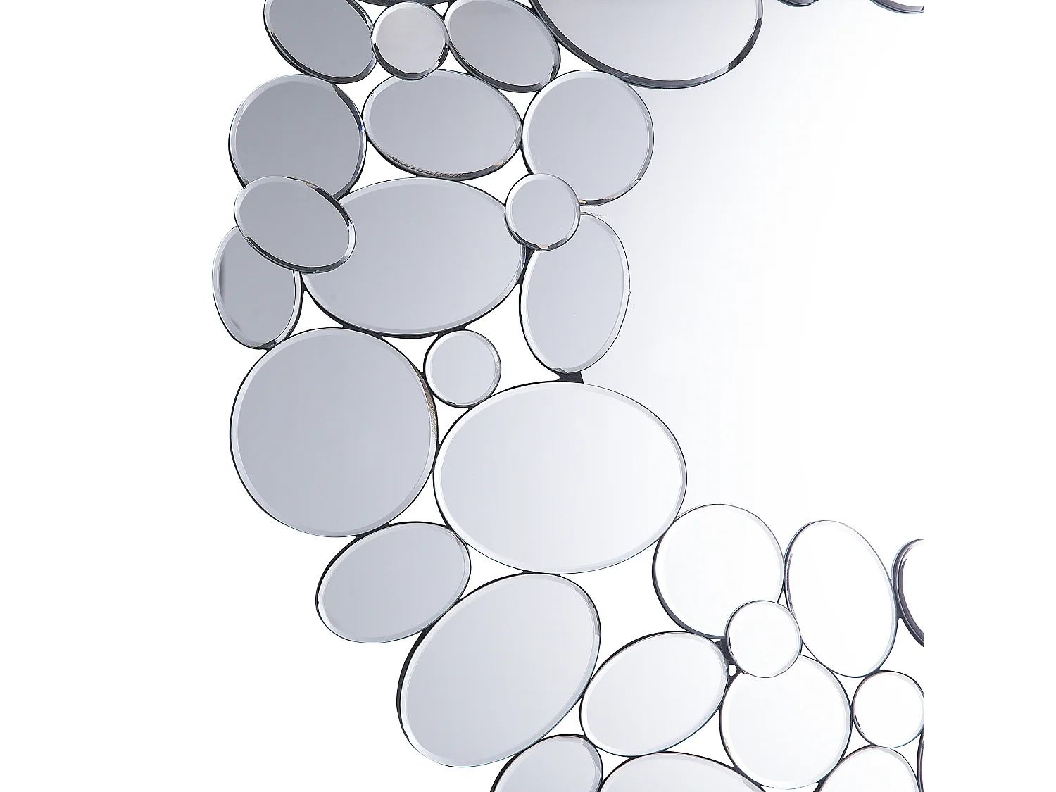 Wandspiegel 70 cm Zilver LIMOGES