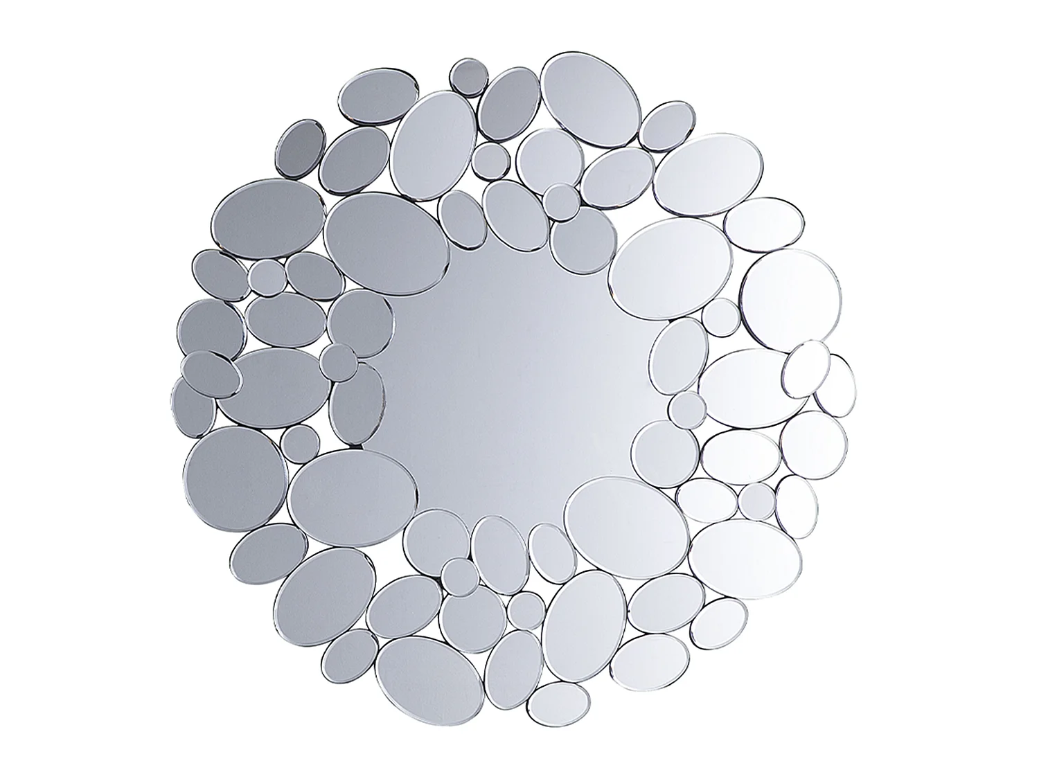 Wandspiegel 70 cm Zilver LIMOGES