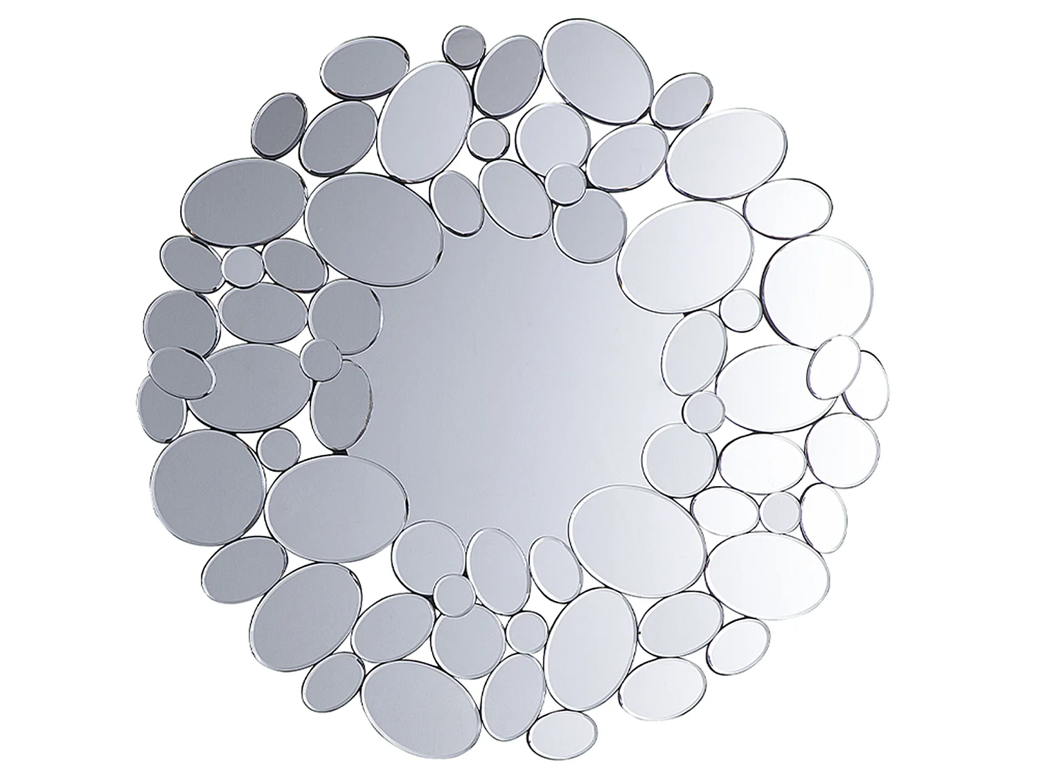 Wandspiegel 70 cm Zilver LIMOGES