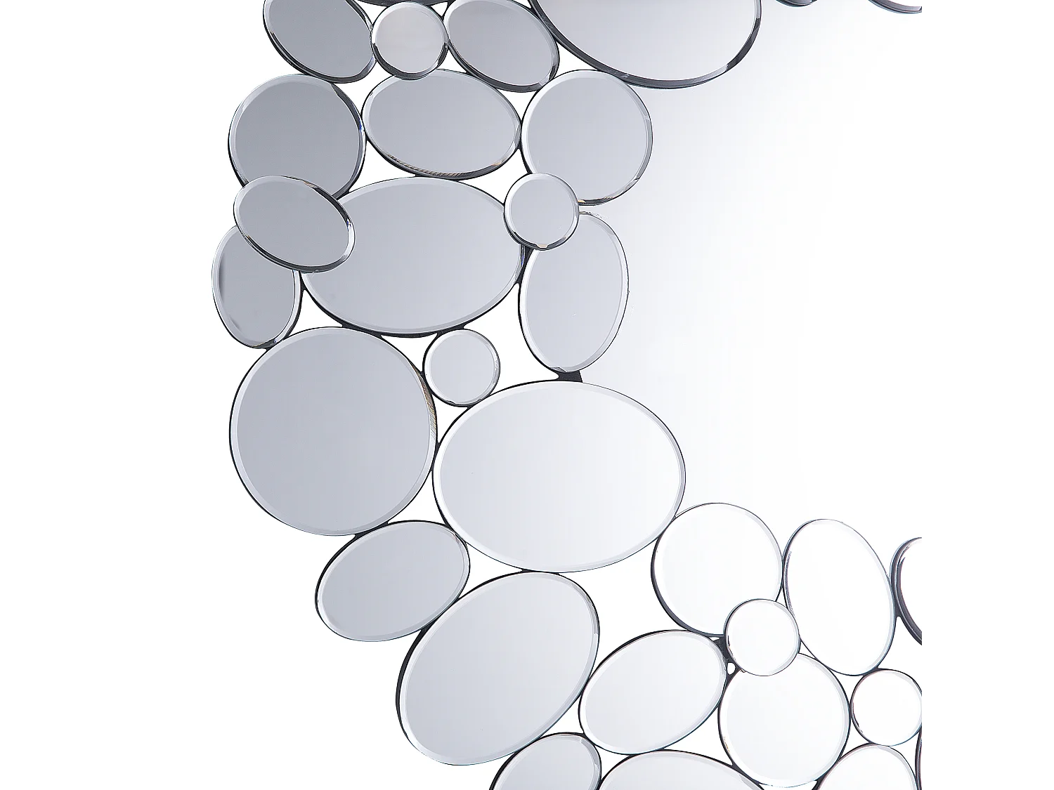 Wandspiegel 70 cm Zilver LIMOGES