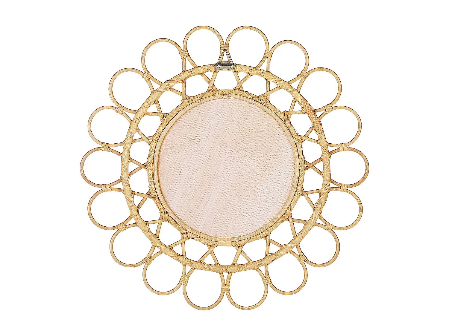 Miroir BABAI 60 cm 60 cm Rotin Naturel