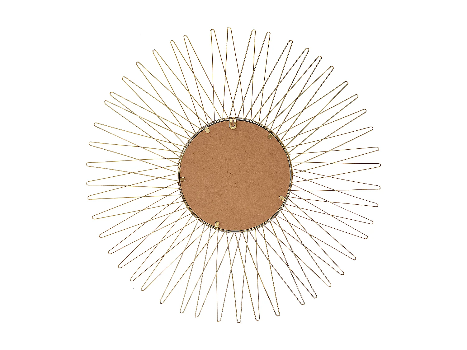 Espelho SAUMUR 70 cm 70 cm Metal Dourado