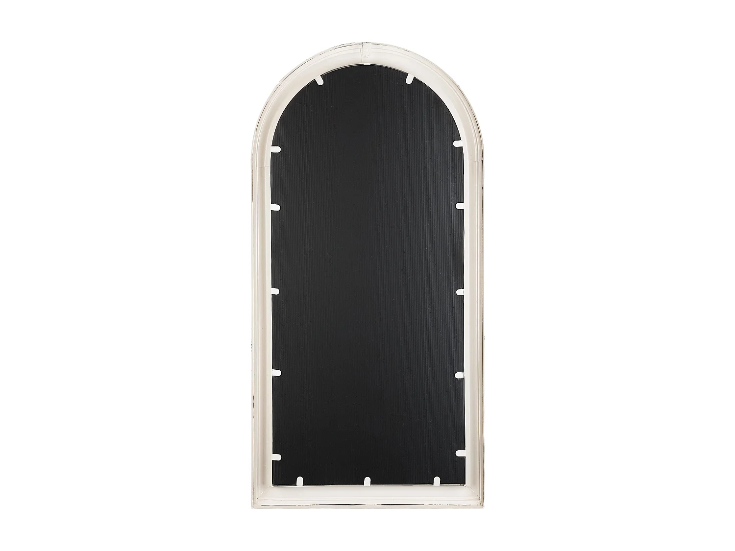 Miroir CAMPEL 49 cm 97 cm Métal Blanc cassé