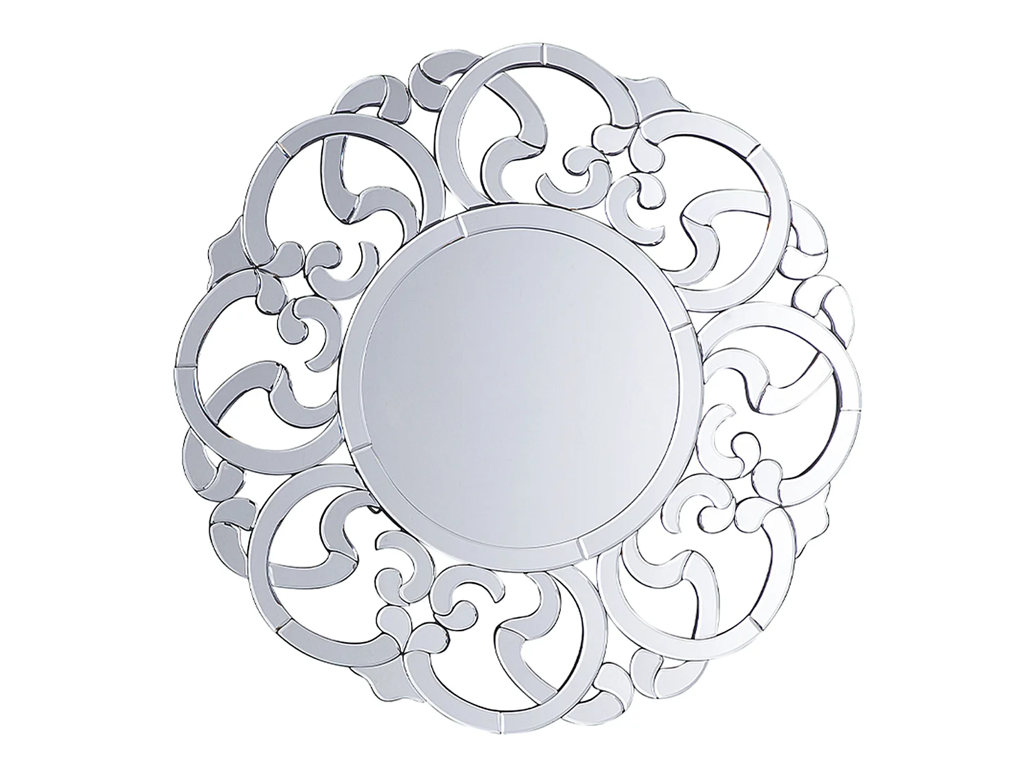 Miroir MORNAIX 70 cm 70 cm Argenté