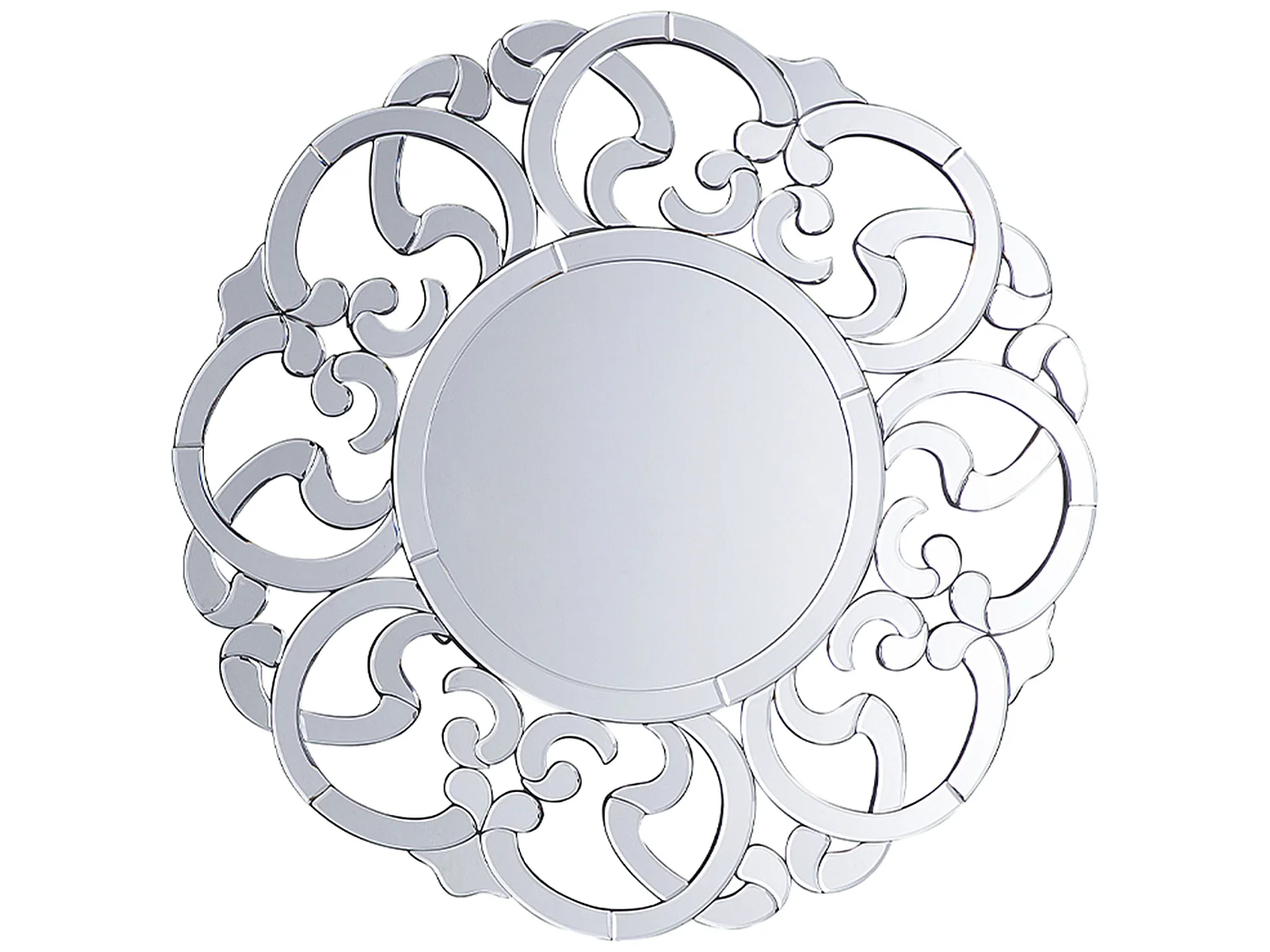 Espejo MORNAIX 70 cm 70 cm Plateado