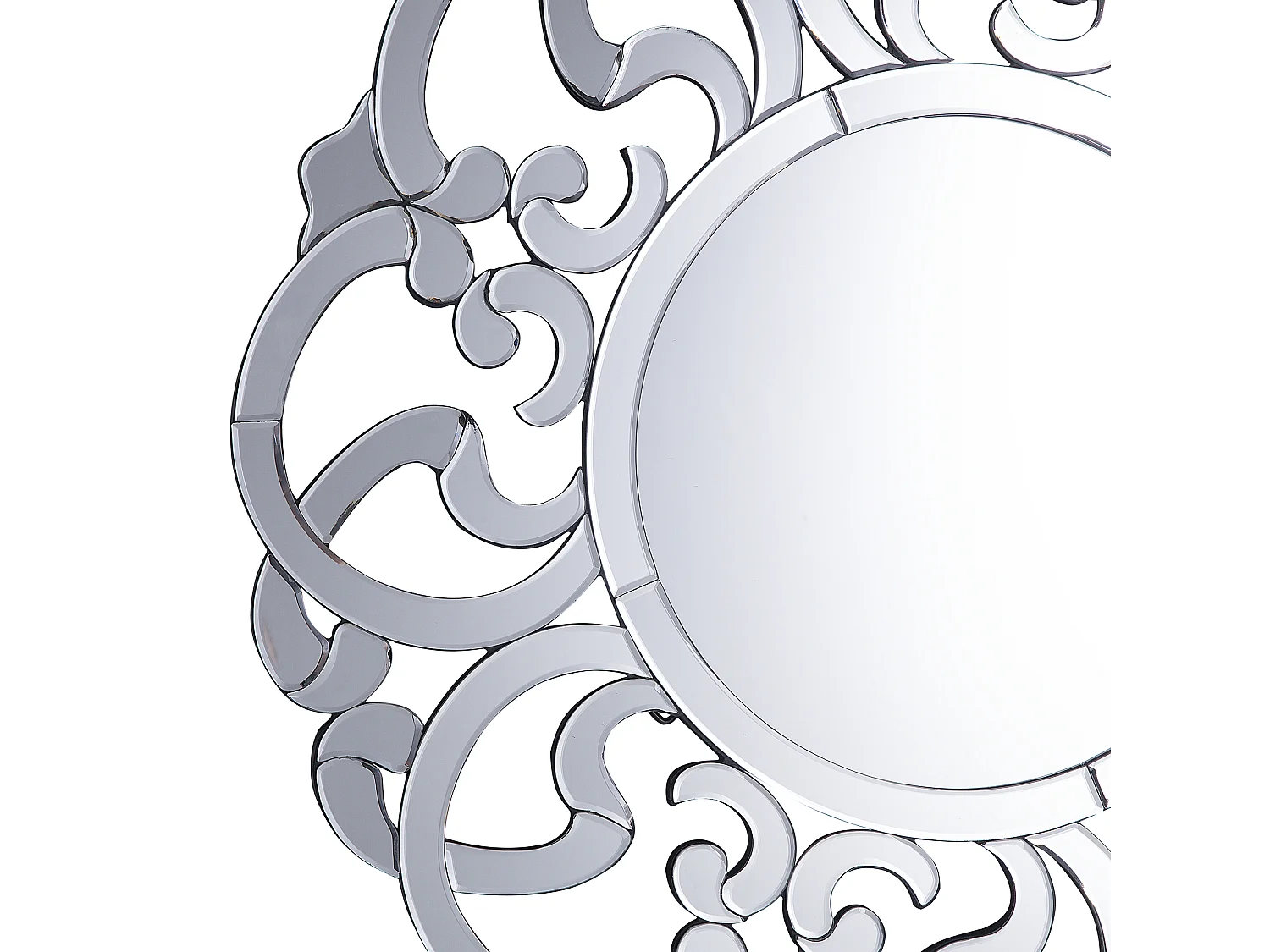 Espejo MORNAIX 70 cm 70 cm Plateado