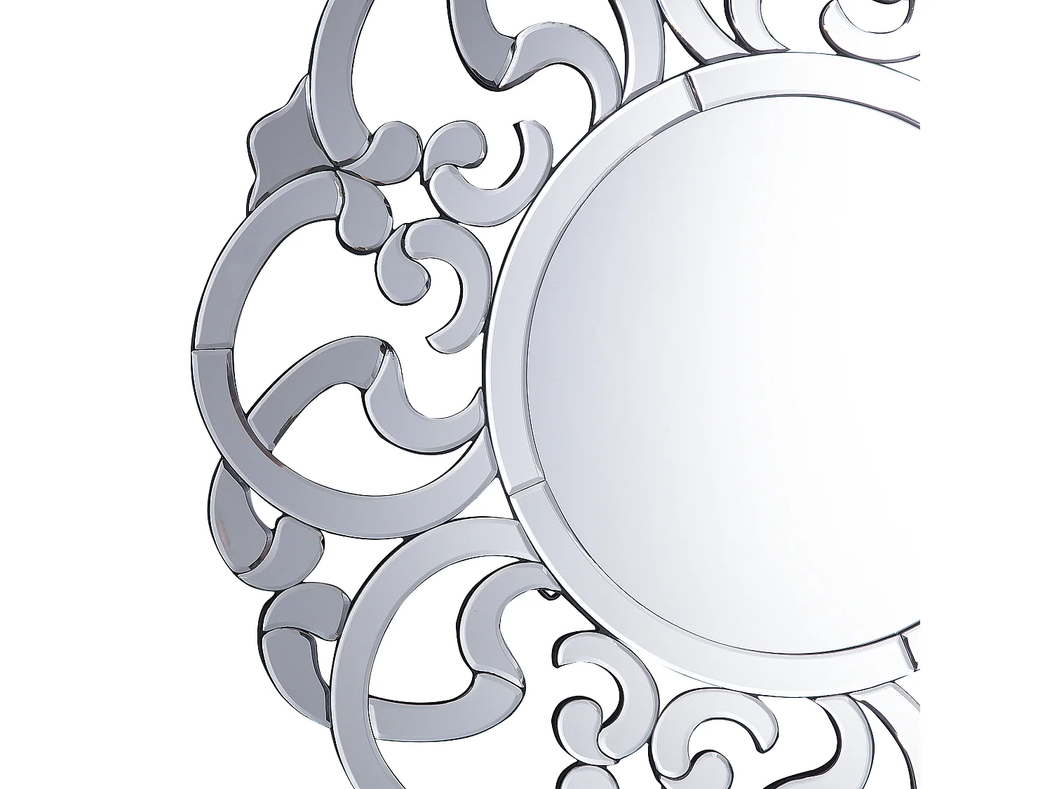 Miroir MORNAIX 70 cm 70 cm Argenté