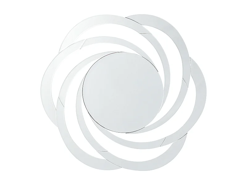 Wandspiegel TREBAN 70 cm 70 cm Silber