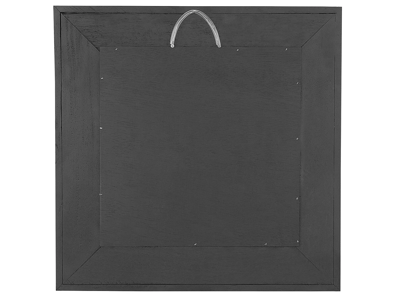 Miroir BOISE 60 cm 60 cm Bois Marron foncé