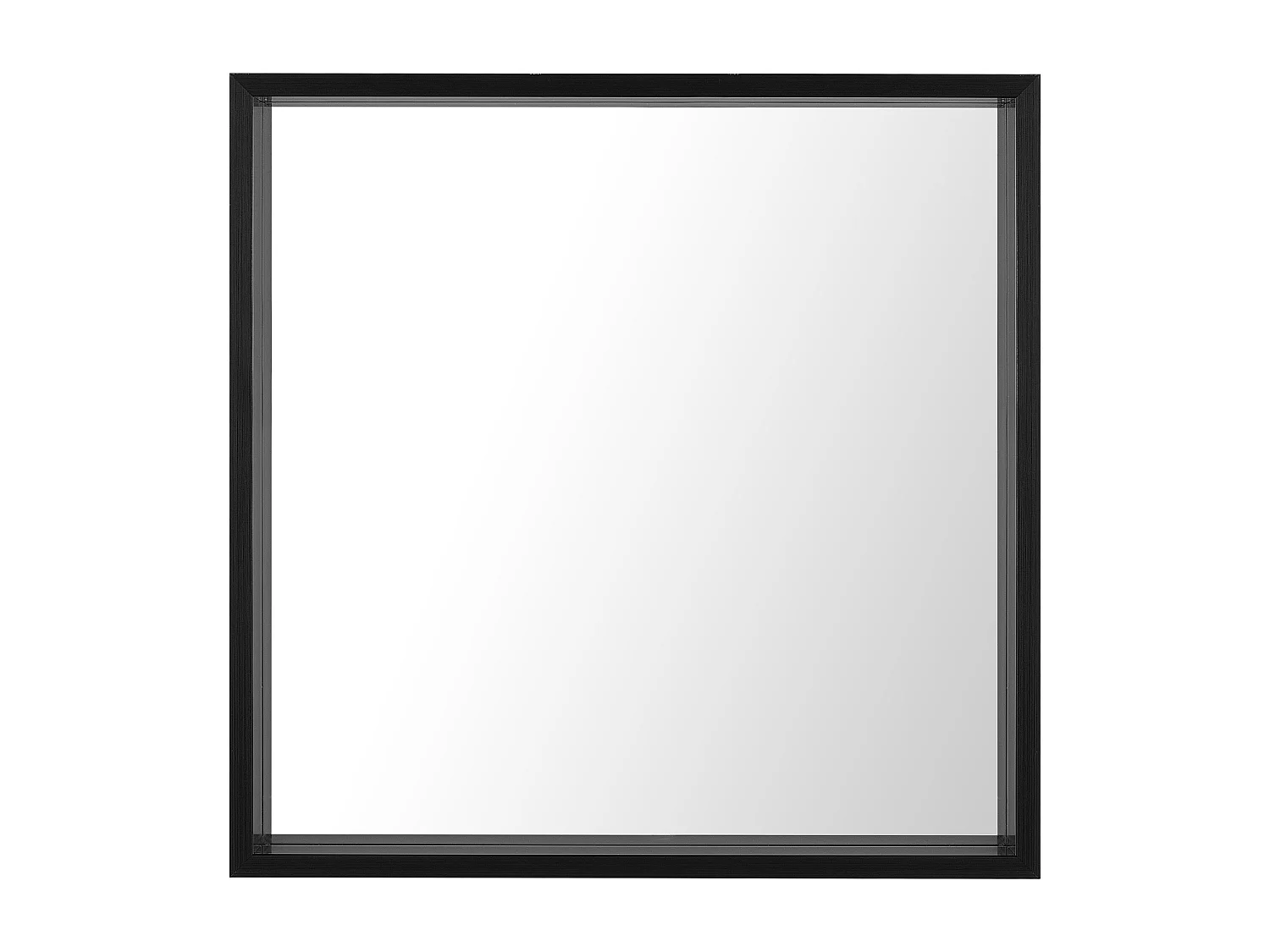 Miroir BRIGNOLES 50 cm 50 cm Noir