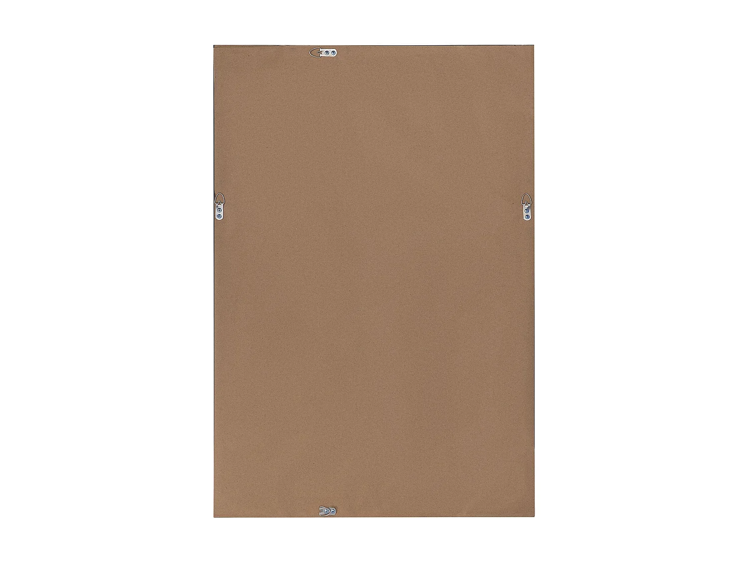 Wandspiegel mit verspiegeltem Rahmen silber / gold rechteckig 60 x 90 cm Fenioux