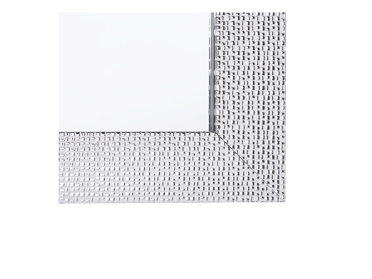 Moderner Spiegel Muster silbern Wandspiegel Mervent