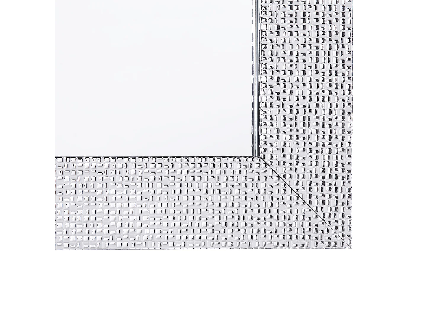 Moderner Spiegel Muster silbern Wandspiegel Mervent