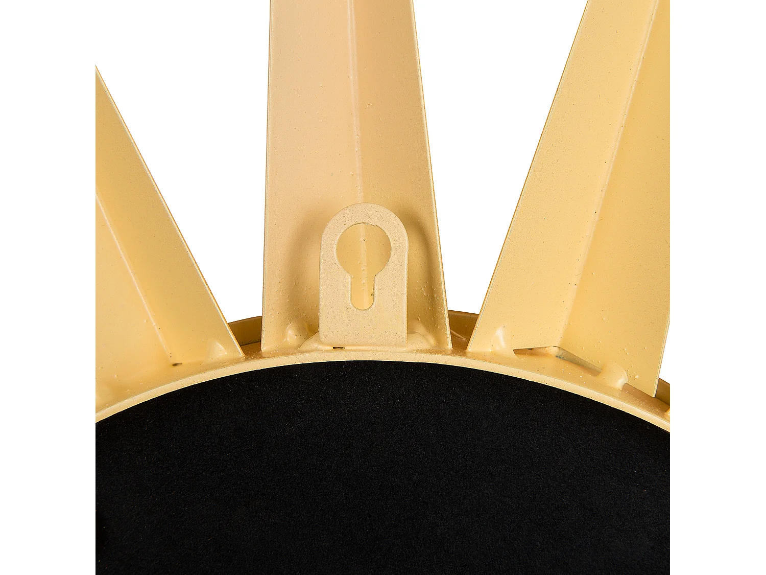 Miroir PERELLI 60 cm 60 cm Métal Doré