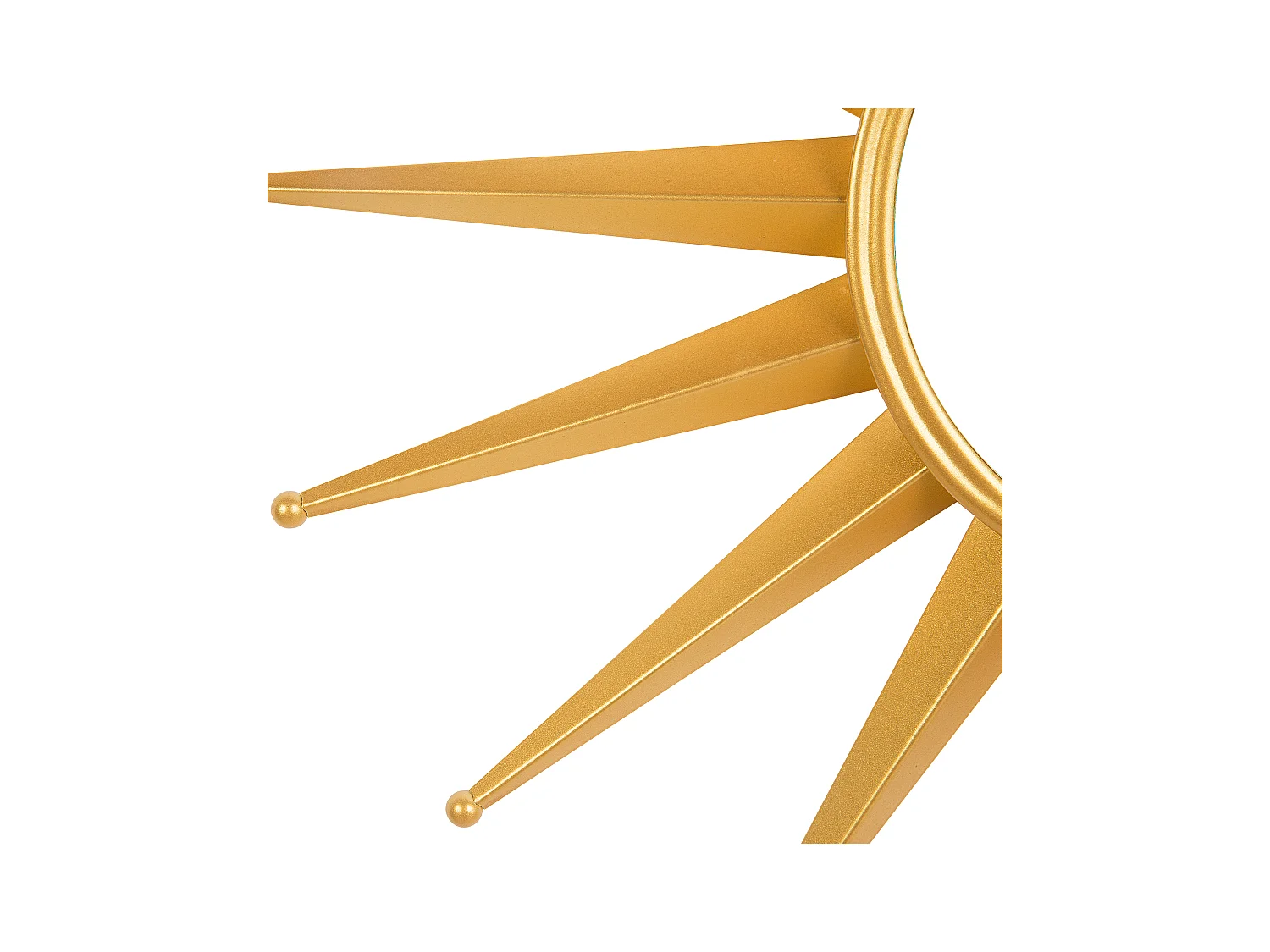 Spiegel Sonnenstrahlen rund gold dia. 60 Perelli